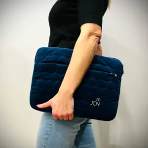 etui welurowe na laptop 15.6" granat