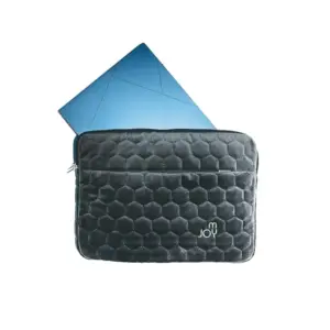 etui welurowe na laptop 15.6" szary