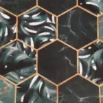 nerka damska geometryczny wzor ciemny