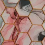 nerka damska geometryczny wzor jasny